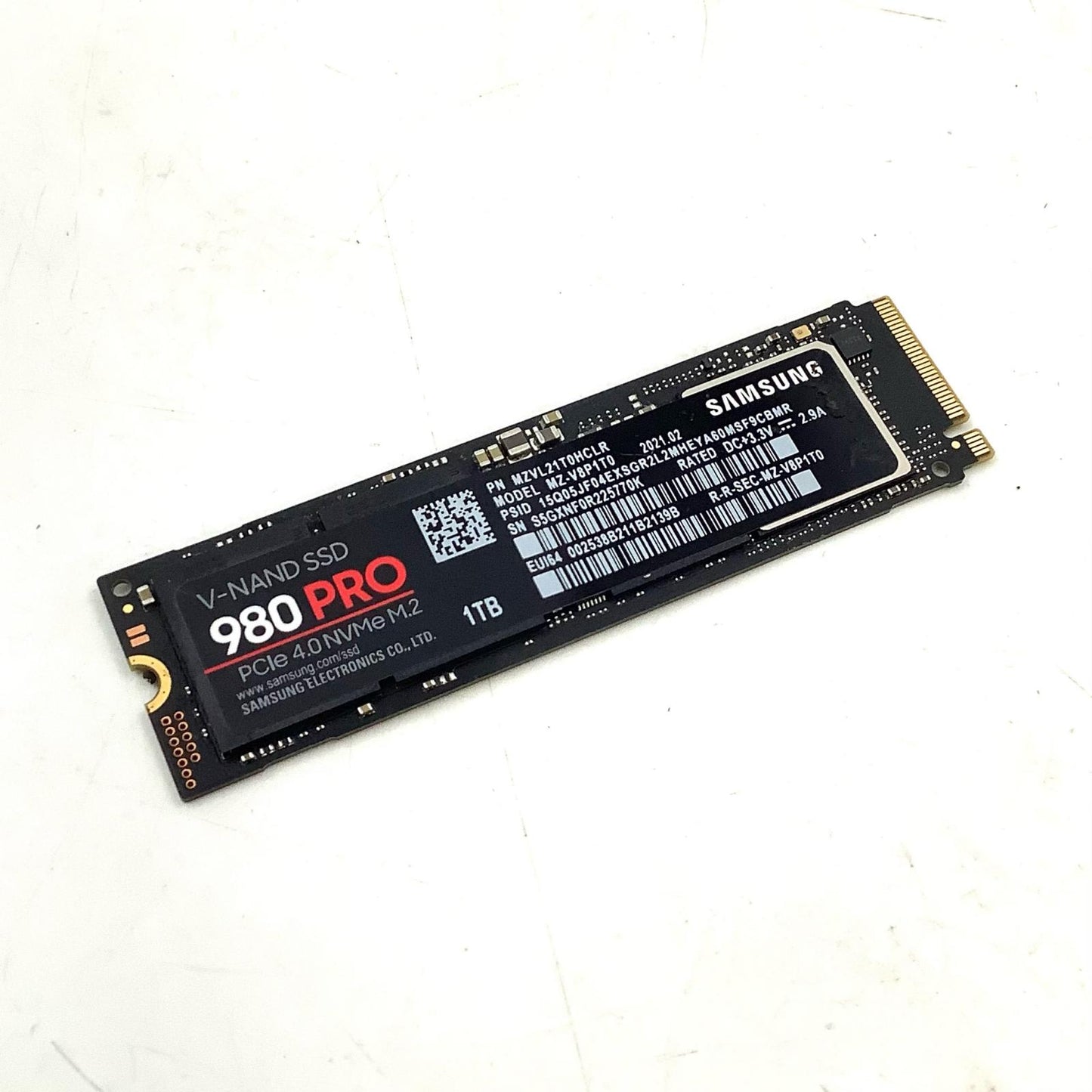 【全額返金保証】【最速発送】SAMSUNG ストレージ MZ-V8P1T0B/IT 美品 動作確認済