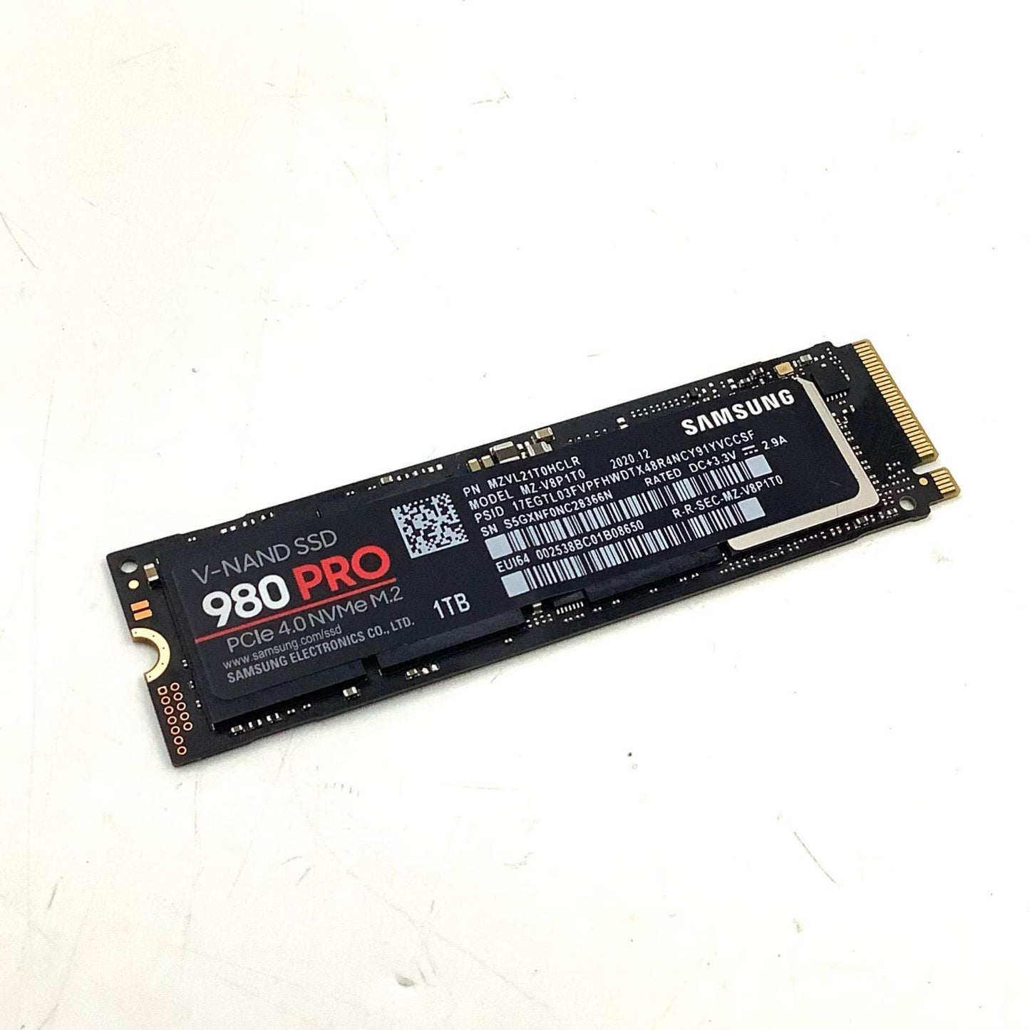 【全額返金保証】【最速発送】SAMSUNG ストレージ MZ-V8P1T0B/IT 美品 動作確認済