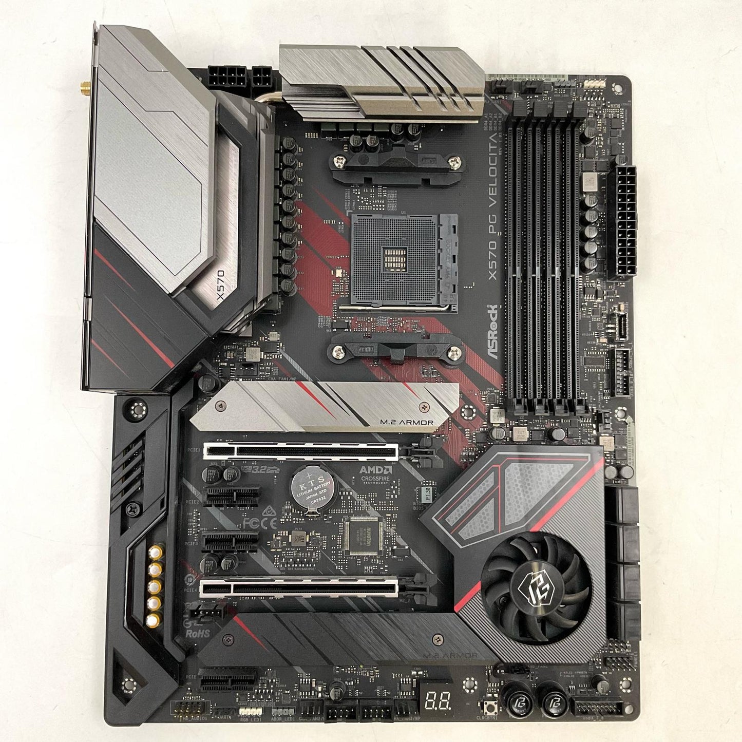 【全額返金保証】【最速発送】ASRock マザーボード X570 PG Velocita 動作確認済