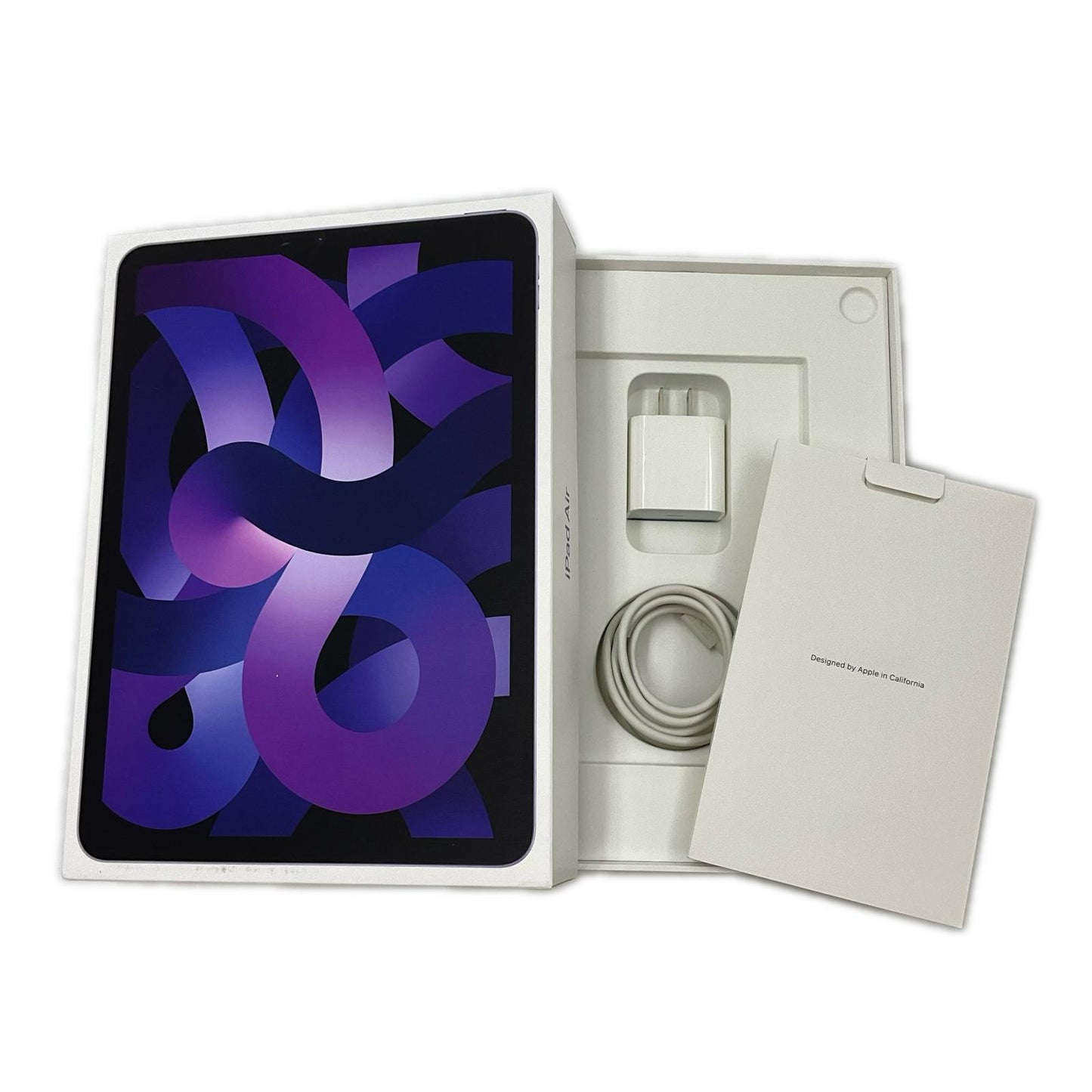 【全額返金保証】【最速発送】Apple iPad Air 10.9インチ 第5世代 64GB パープル WiFi+Cellular au SIMフリー 白ロム 美品 動作確認済
