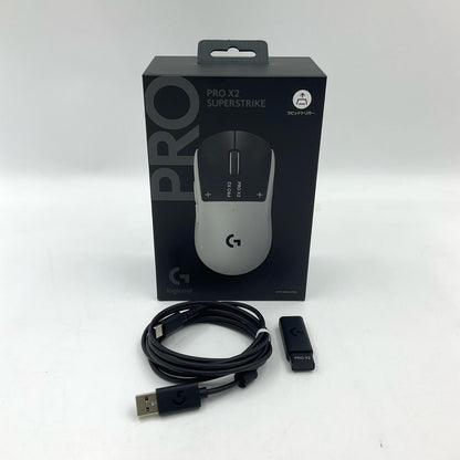 【全額返金保証】【最速発送】Logicool G-PPD-004WL-STRkd PRO X2SUPERSTRIKE 美品 動作確認済