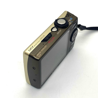 【全額返金保証】【最速発送】 コンパクトデジタルカメラ IXY DIGITAL 920 IS ゴールド 動作確認済