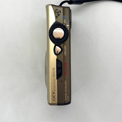 【全額返金保証】【最速発送】 コンパクトデジタルカメラ IXY DIGITAL 920 IS ゴールド 動作確認済