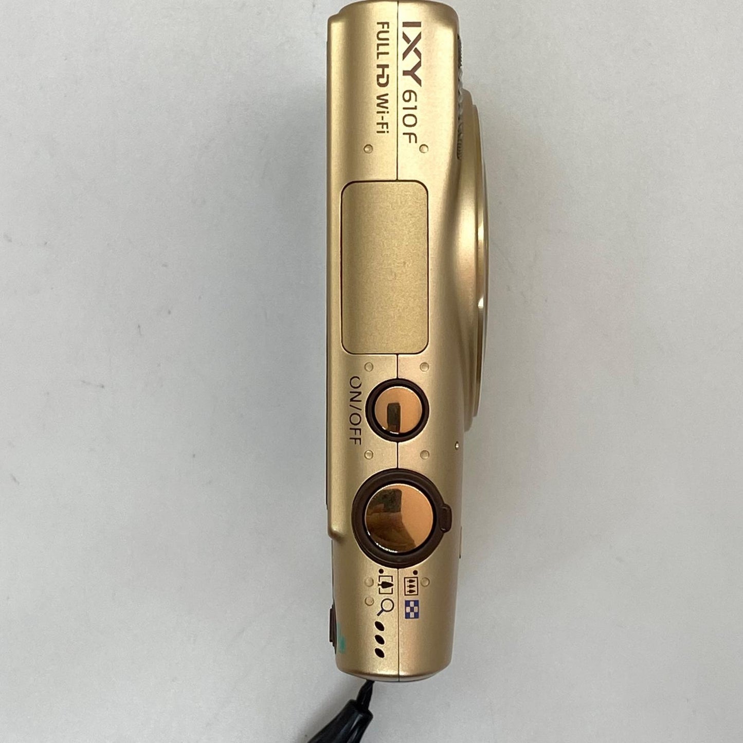 【全額返金保証】【最速発送】 コンパクトデジタルカメラ IXY 610F ゴールド 動作確認済