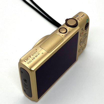 【全額返金保証】【最速発送】 コンパクトデジタルカメラ IXY 610F ゴールド 動作確認済
