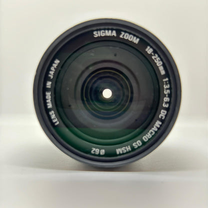 【全額返金保証】【最速発送】 18-250mm F3.5-6.3 DC MACRO OS HSM [キヤノン用] 美品 動作確認済