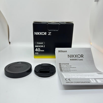 【全額返金保証】【最速発送】 NIKKOR Z 40mm F2 美品 動作確認済