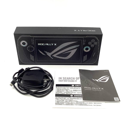 【全額返金保証】【最速発送】ASUS ROG Ally X RC72LA-Z1E24G1T Ryzen Z1 Extreme 24GB M.2 SSD 1TB 90.6% 美品 動作確認済