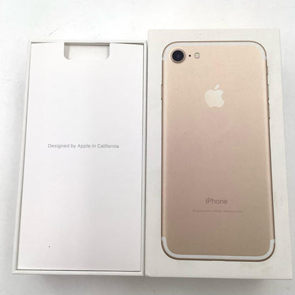 【全額返金保証】【最速発送】Apple iPhone iPhone 7 128GB ゴールド au 白ロム 動作確認済 78%