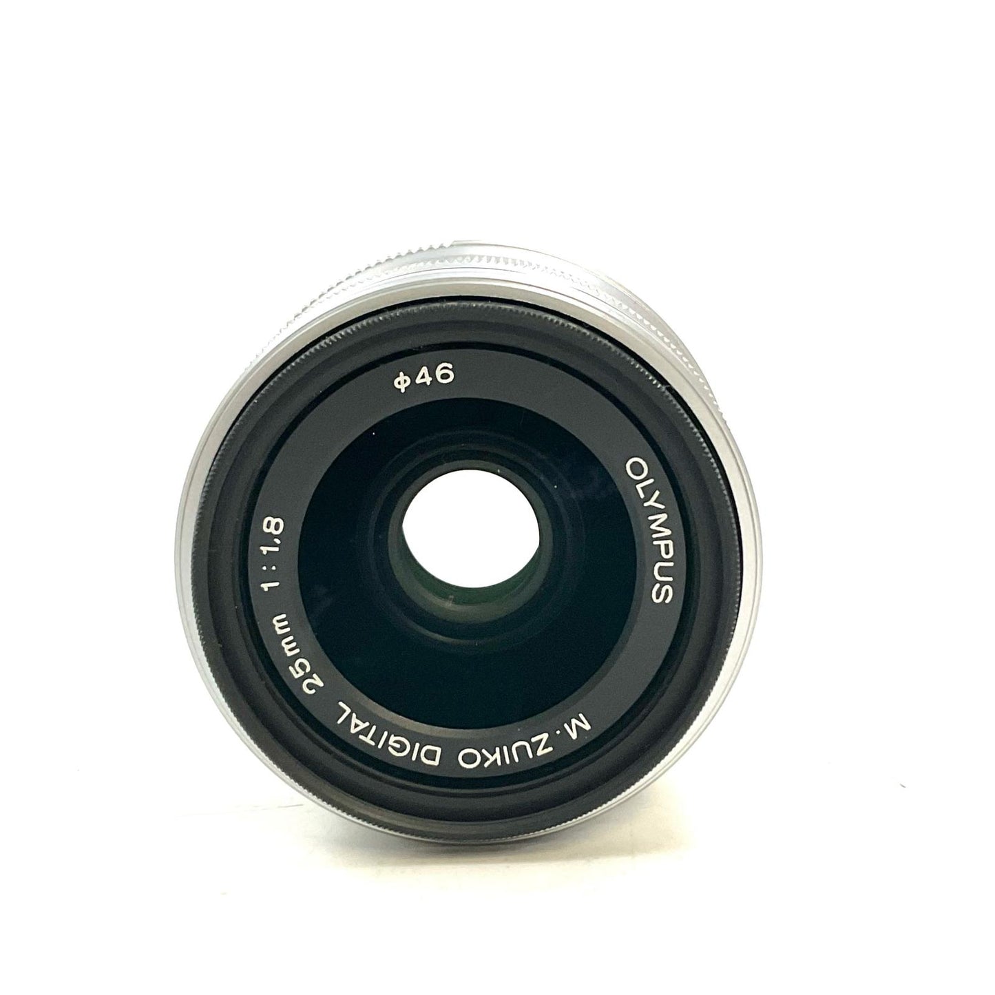 【全額返金保証】【最速発送】OLYMPUS M.ZUIKO DIGITAL 25mm F1.8 [シルバー] 美品 動作確認済