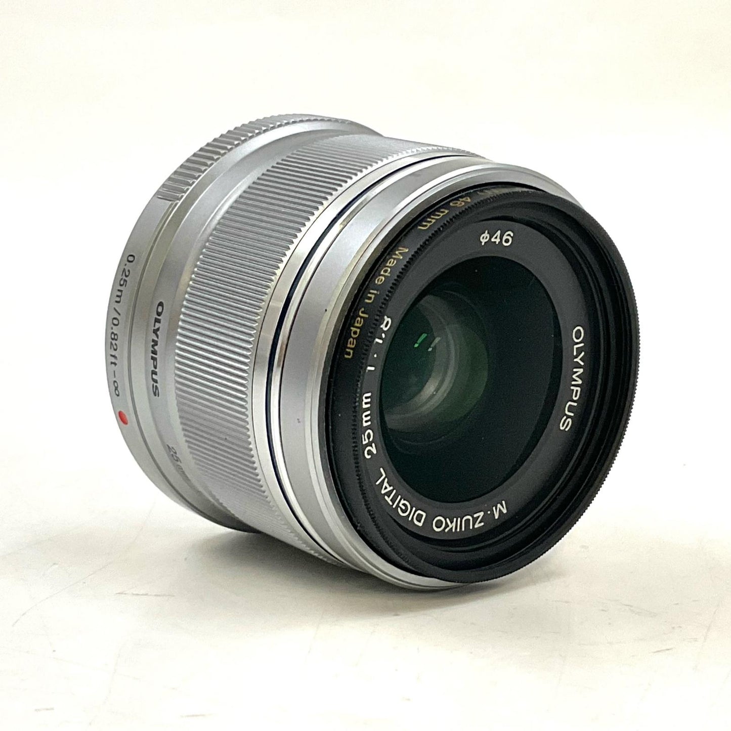【全額返金保証】【最速発送】OLYMPUS M.ZUIKO DIGITAL 25mm F1.8 [シルバー] 美品 動作確認済