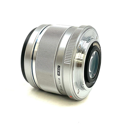 【全額返金保証】【最速発送】OLYMPUS M.ZUIKO DIGITAL 25mm F1.8 [シルバー] 美品 動作確認済