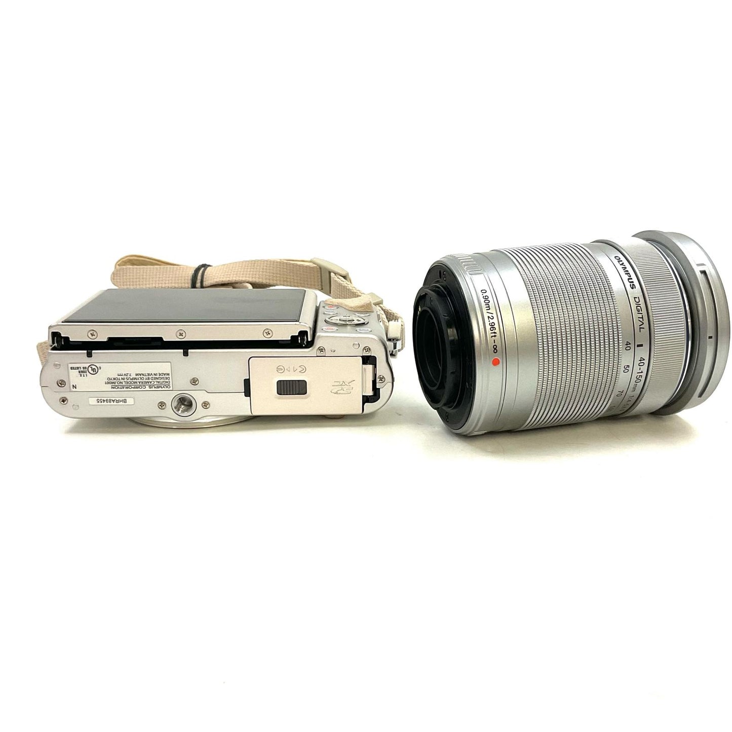 【全額返金保証】【最速発送】OLYMPUS デジタル一眼 PEN E-PL9 EZダブルズームキット [ホワイト] 美品 動作確認済