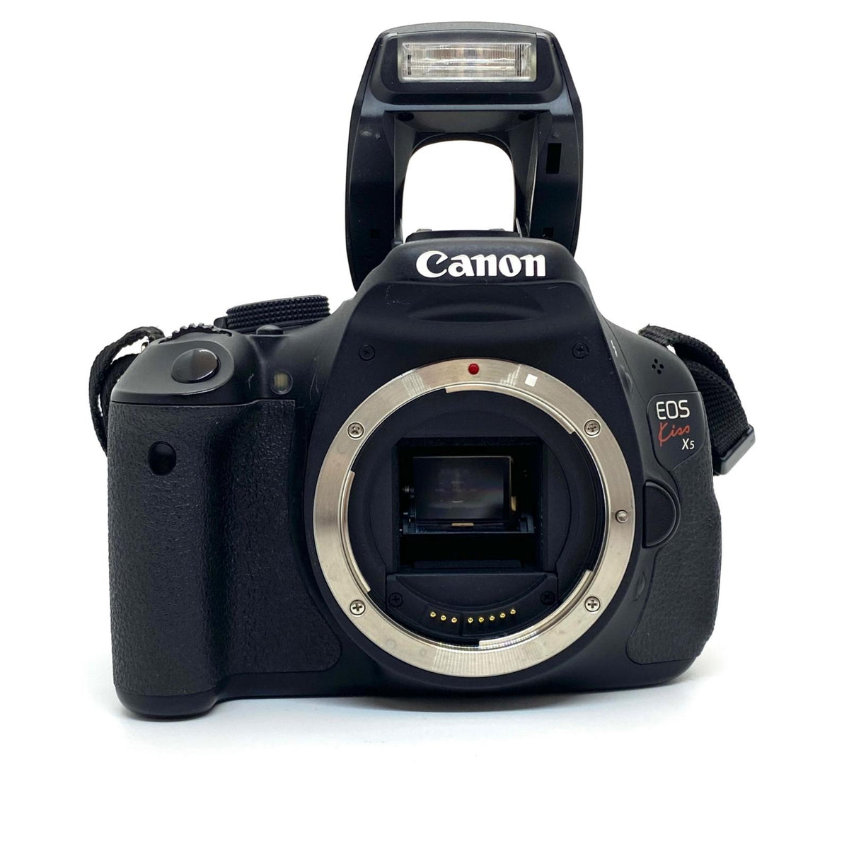 【全額返金保証】【最速発送】Canon デジタル一眼 EOS Kiss X5 EF-S 18-55 F3.5-5.6 IS II レンズキット ブラック 動作確認済