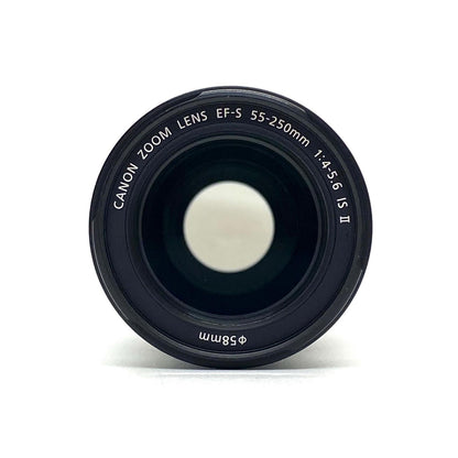 【全額返金保証】【最速発送】Canon EF-S 55-250mm F4-5.6 IS II 美品 動作確認済
