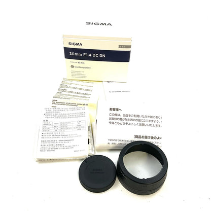 【全額返金保証】【最速発送】SIGMA 16mm F1.4 DC DN [ソニー用] 美品 動作確認済