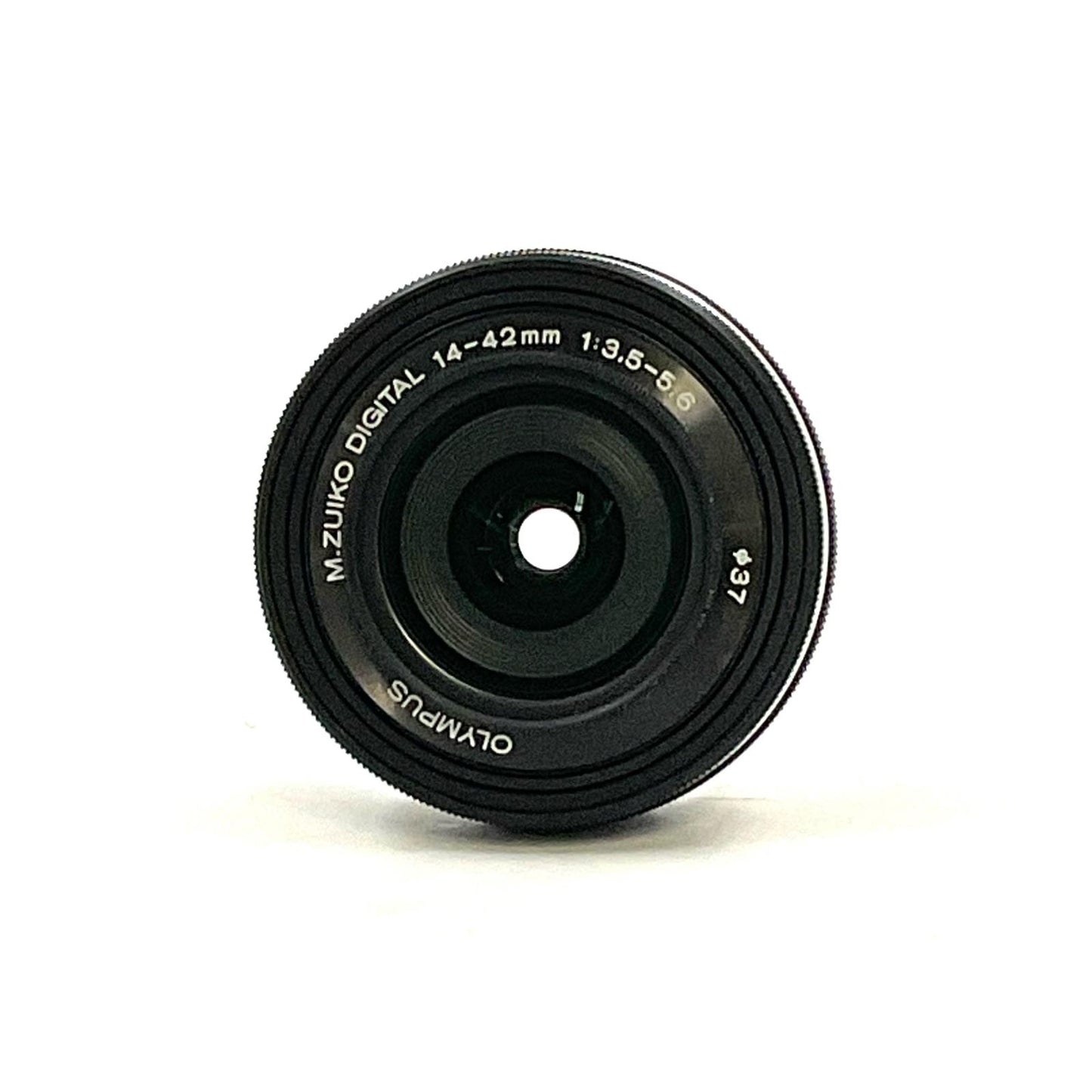 【全額返金保証】【最速発送】OLYMPUS M.ZUIKO DIGITAL ED 14-42mm F3.5-5.6 EZ　ブラック 美品 動作確認済
