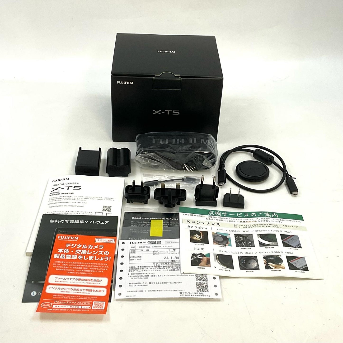 【全額返金保証】【最速発送】FUJIFILM デジタル一眼 X-T5 ボディ [ブラック] 美品 動作確認済