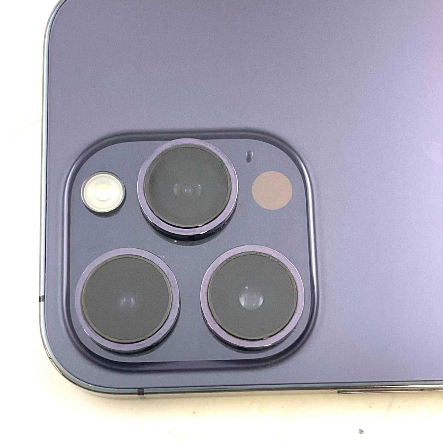 【最速発送】Apple iPhone iPhone 14 Pro 128GB ディープパープル SIMフリー 白ロム【難有】 77%