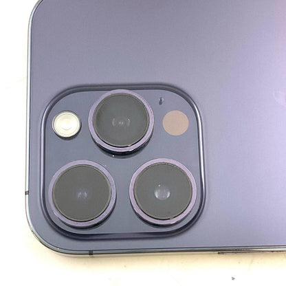 【最速発送】Apple iPhone iPhone 14 Pro 128GB ディープパープル SIMフリー 白ロム【難有】 77%