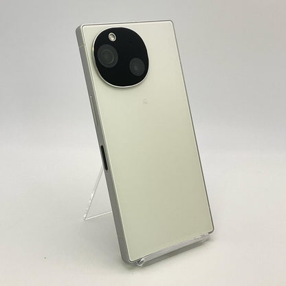【全額返金保証】【最速発送】SHARP AQUOS R9 256GB ホワイト SIMフリー SH-51E 白ロム 美品 動作確認済
