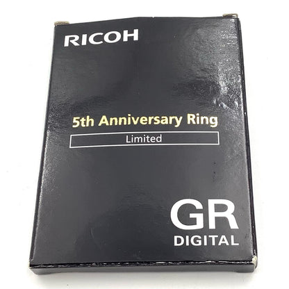 【全額返金保証】【最速発送】RICOH GR DIGITAL 5th Anniversary リングアダプター 美品 動作確認済