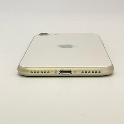 【全額返金保証】【最速発送】Apple iPhone iPhone SE（第3世代） 64GB スターライト Softbank SIMフリー 白ロム 美品 動作確認済 86%