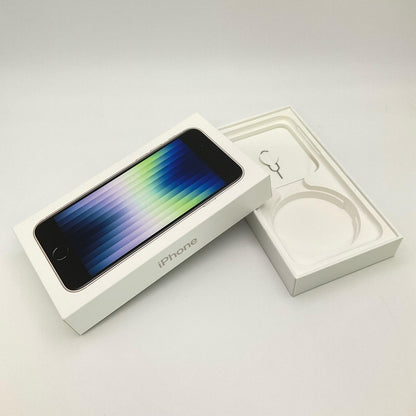 【全額返金保証】【最速発送】Apple iPhone iPhone SE（第3世代） 64GB スターライト Softbank SIMフリー 白ロム 美品 動作確認済 86%