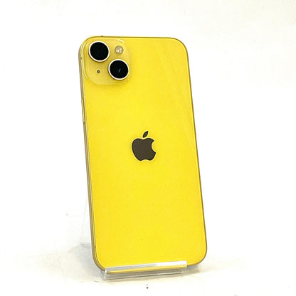 【全額返金保証】【最速発送】Apple iPhone iPhone 14 Plus 128GB イエロー Softbank SIMフリー 白ロム 美品 動作確認済 80%