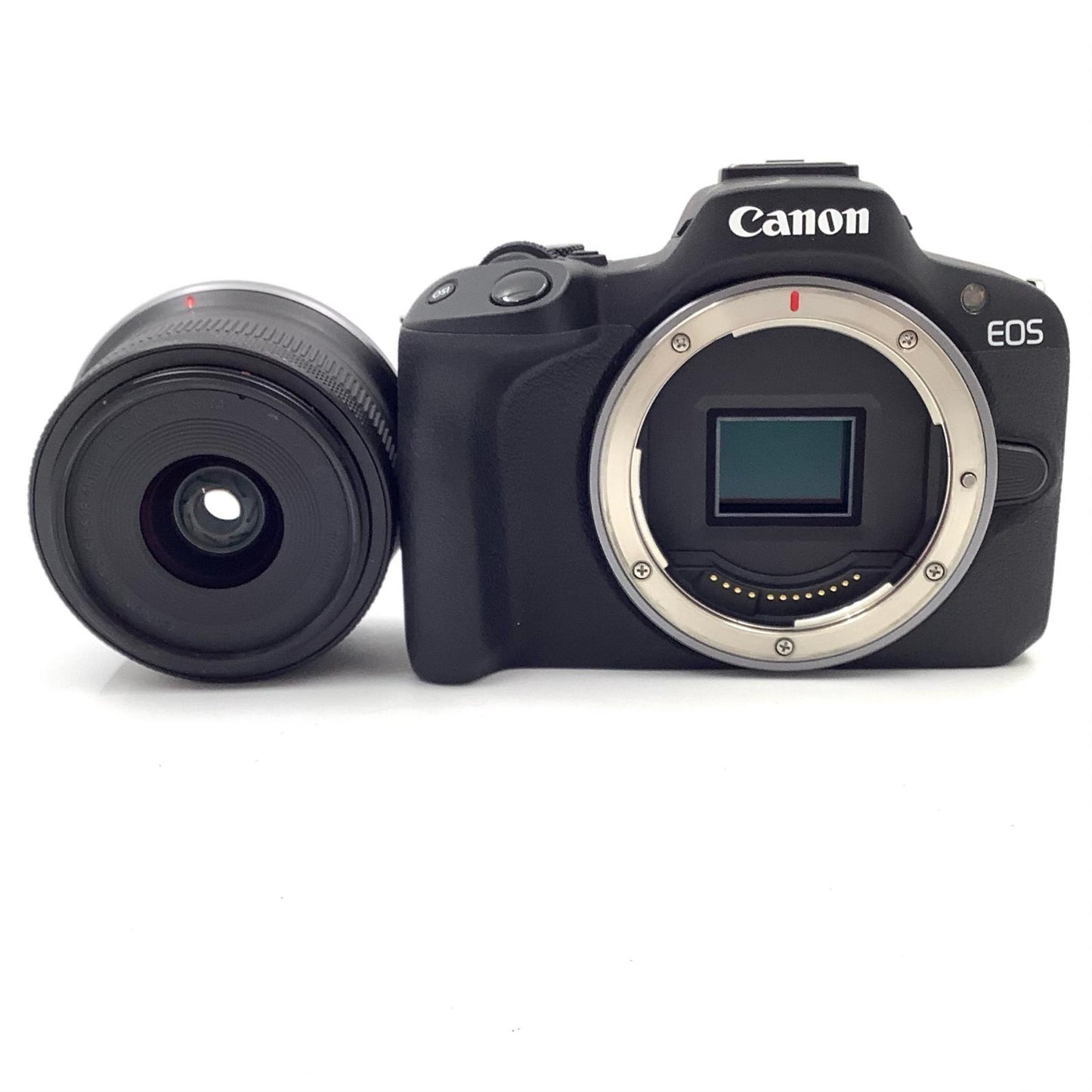 【全額返金保証】【最速発送】Canon デジタル一眼 EOS R50 RF-S18-45 IS STM レンズキット [ブラック] 美品 動作確認済