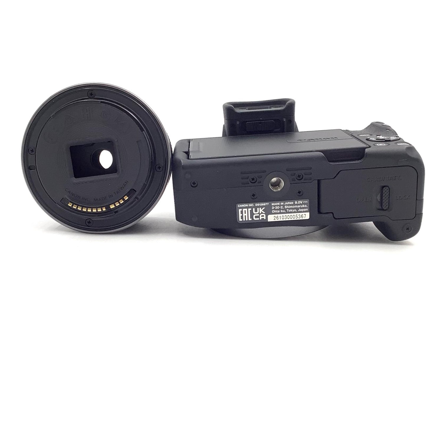 【全額返金保証】【最速発送】Canon デジタル一眼 EOS R50 RF-S18-45 IS STM レンズキット [ブラック] 美品 動作確認済