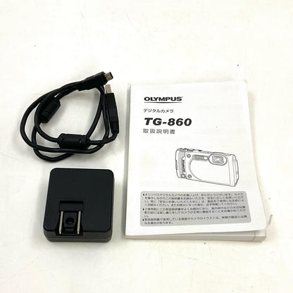 【全額返金保証】【最速発送】OLYMPUS コンパクトデジタルカメラ STYLUS TG-860 Tough [オレンジ] 美品 動作確認済