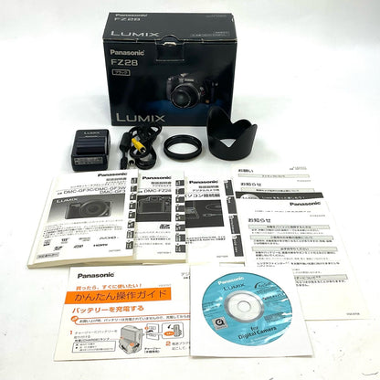 【全額返金保証】【最速発送】Panasonic コンパクトデジタルカメラ LUMIX DMC-FZ28 [ブラック] 動作確認済