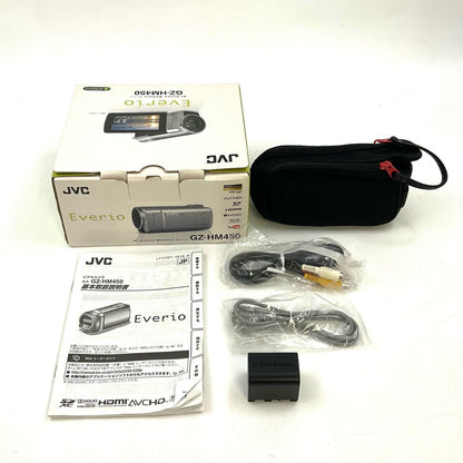 【全額返金保証】【最速発送】JVC Everio GZ-HM450-S [プレシャスシルバー] 動作確認済