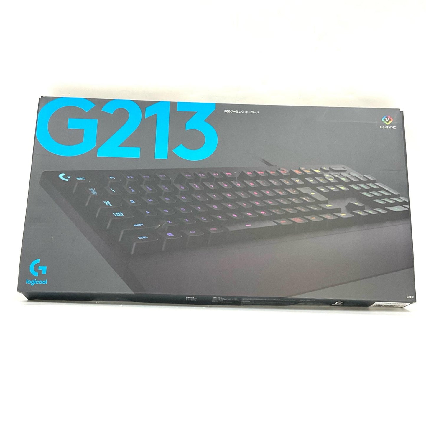 【全額返金保証】【最速発送】Logicool RGB Gaming Keyboard G213 美品 動作確認済