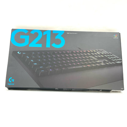 【全額返金保証】【最速発送】Logicool RGB Gaming Keyboard G213 美品 動作確認済