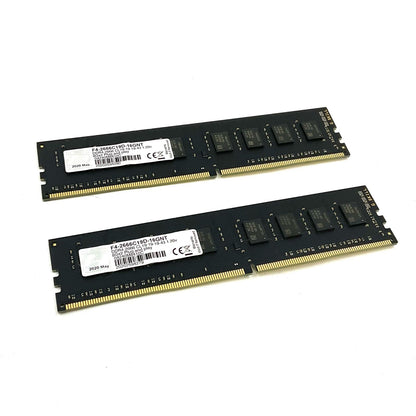 【全額返金保証】【最速発送】G.skill メモリ 8GB×２（16GB） F4-2666C19D-16GNT 美品 動作確認済