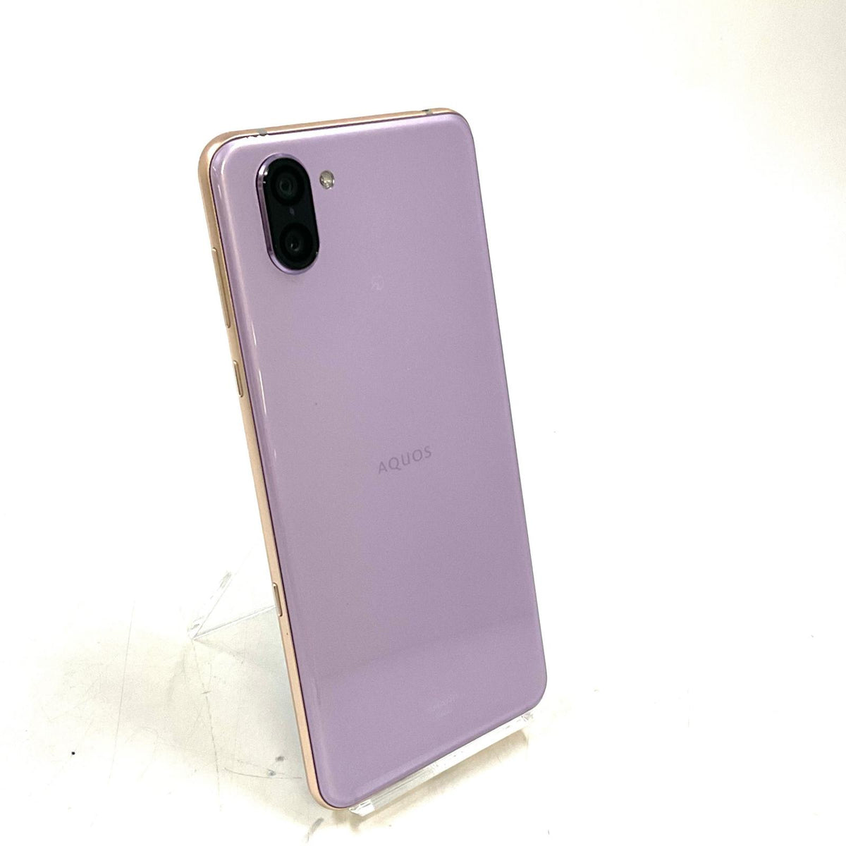 【最速発送】SHARP AQUOS AQUOS R3 128GB ピンクアメジスト au SHV44 白ロム【難有】