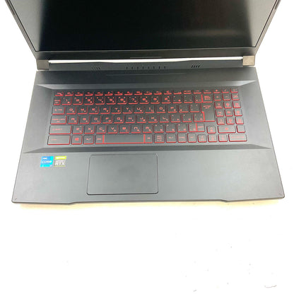 【全額返金保証】【最速発送】MSI Katana GF76 11UD 11th Gen Intel(R)Core(TM)i7-11800H@2.30GHz 2.30GHz 16GB M.2 SSD 512GB NVIDIA GeForce RTX 3050Ti Laptop GPU 94.1% 美品 動作確認済