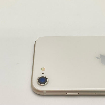 【全額返金保証】【最速発送】Apple iPhone iPhone SE（第3世代） 64GB スターライト Softbank SIMフリー 白ロム 美品 動作確認済 87%