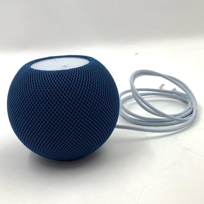【全額返金保証】【最速発送】Apple HomePod mini ブルー 美品 動作確認済