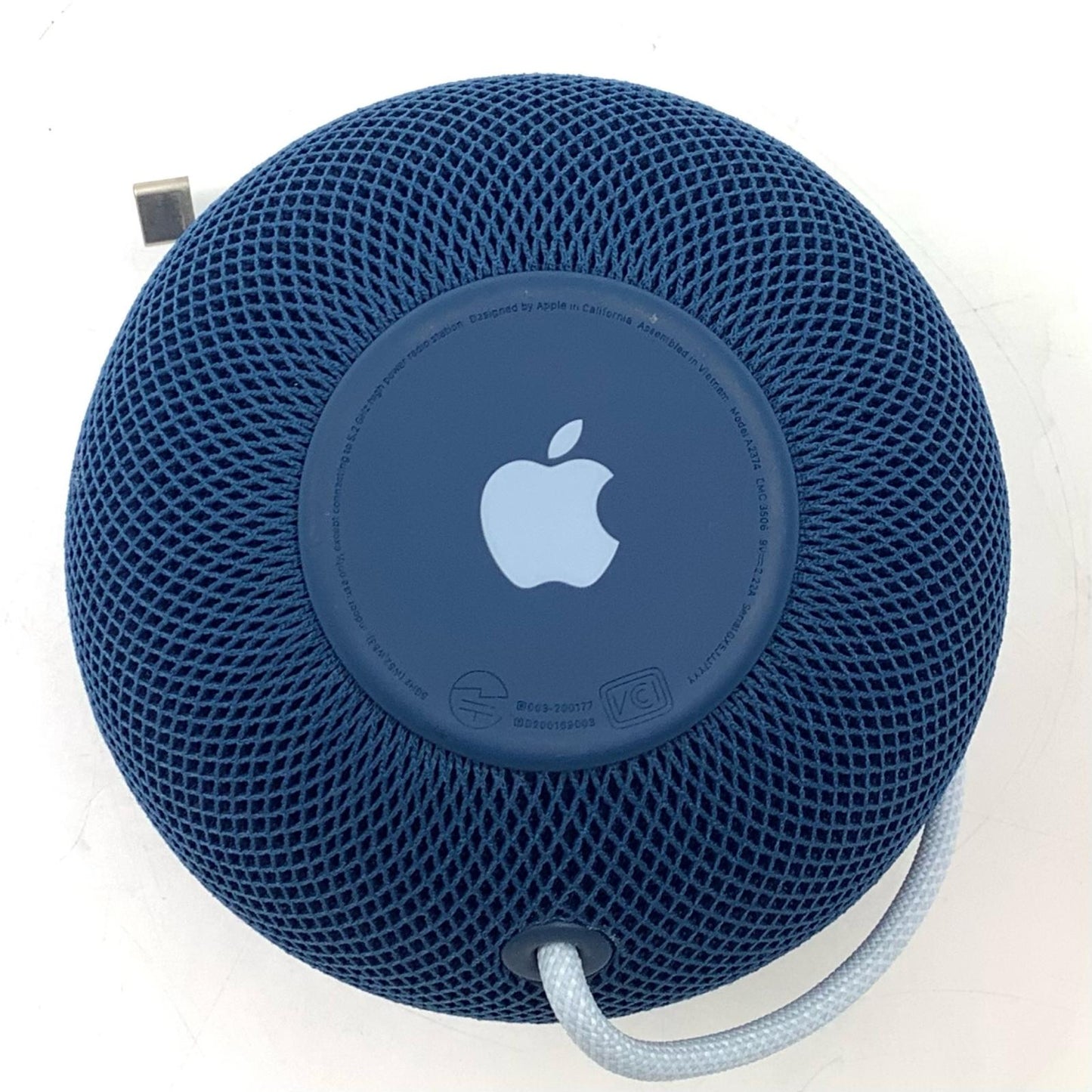 【全額返金保証】【最速発送】Apple HomePod mini ブルー 美品 動作確認済