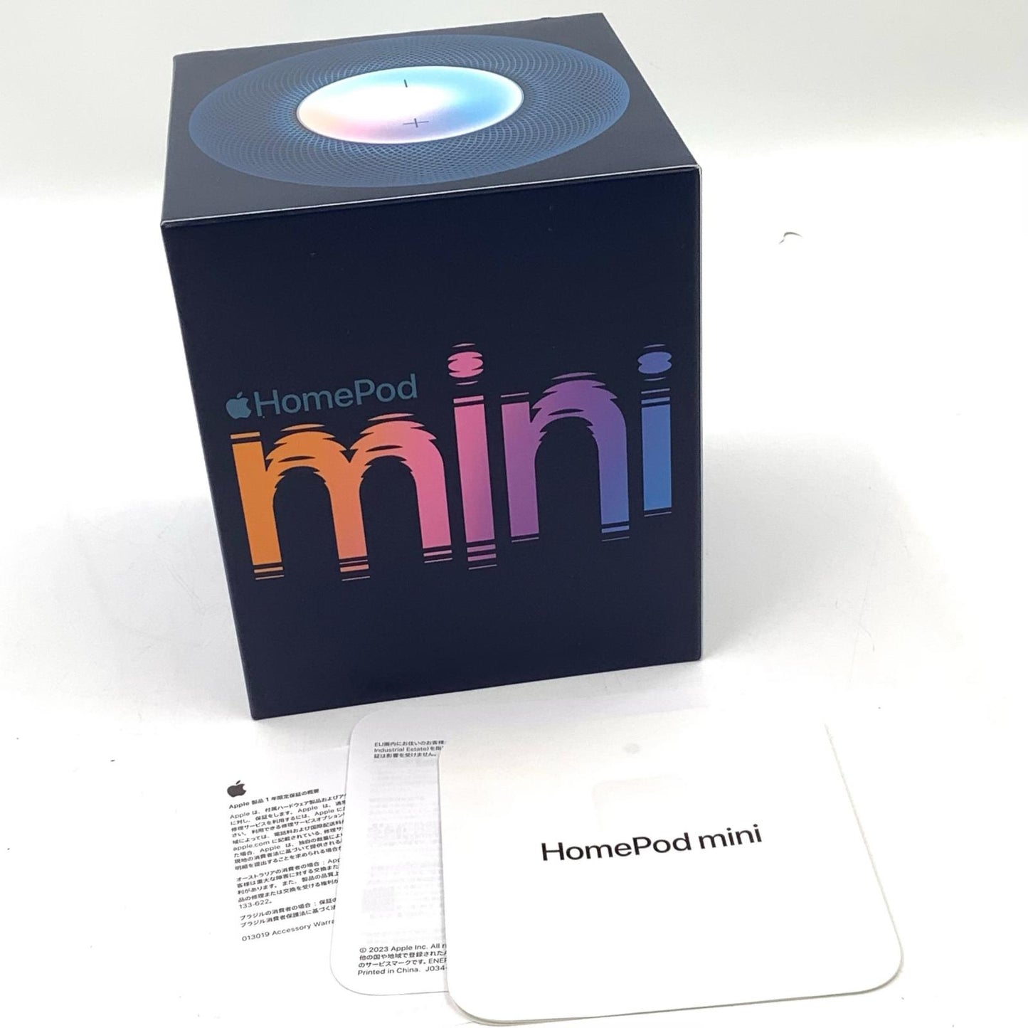【全額返金保証】【最速発送】Apple HomePod mini ブルー 美品 動作確認済
