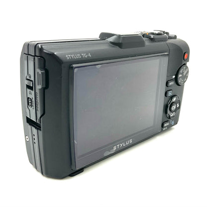 【全額返金保証】【最速発送】OLYMPUS コンパクトデジタルカメラ STYLUS TG-4 Tough [ブラック] 動作確認済