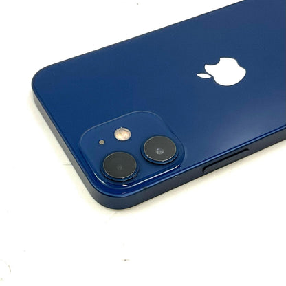 【全額返金保証】【最速発送】Apple iPhone iPhone mini 12 mini 64GB ブルー Softbank SIMフリー 白ロム 動作確認済 82%