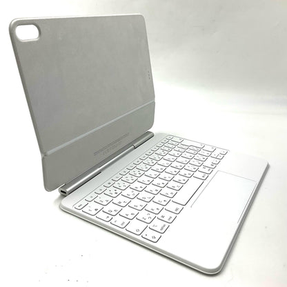 【全額返金保証】【最速発送】Apple Magic Keyboard 11インチiPad Air（M4）用Magic Keyboard - 日本語 - ホワイト MDFV4J/A 美品 動作確認済