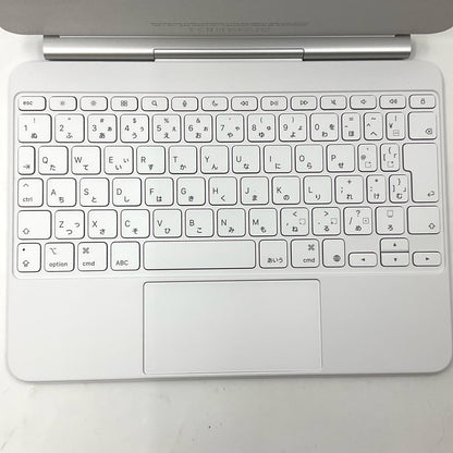 【全額返金保証】【最速発送】Apple Magic Keyboard 11インチiPad Air（M4）用Magic Keyboard - 日本語 - ホワイト MDFV4J/A 美品 動作確認済