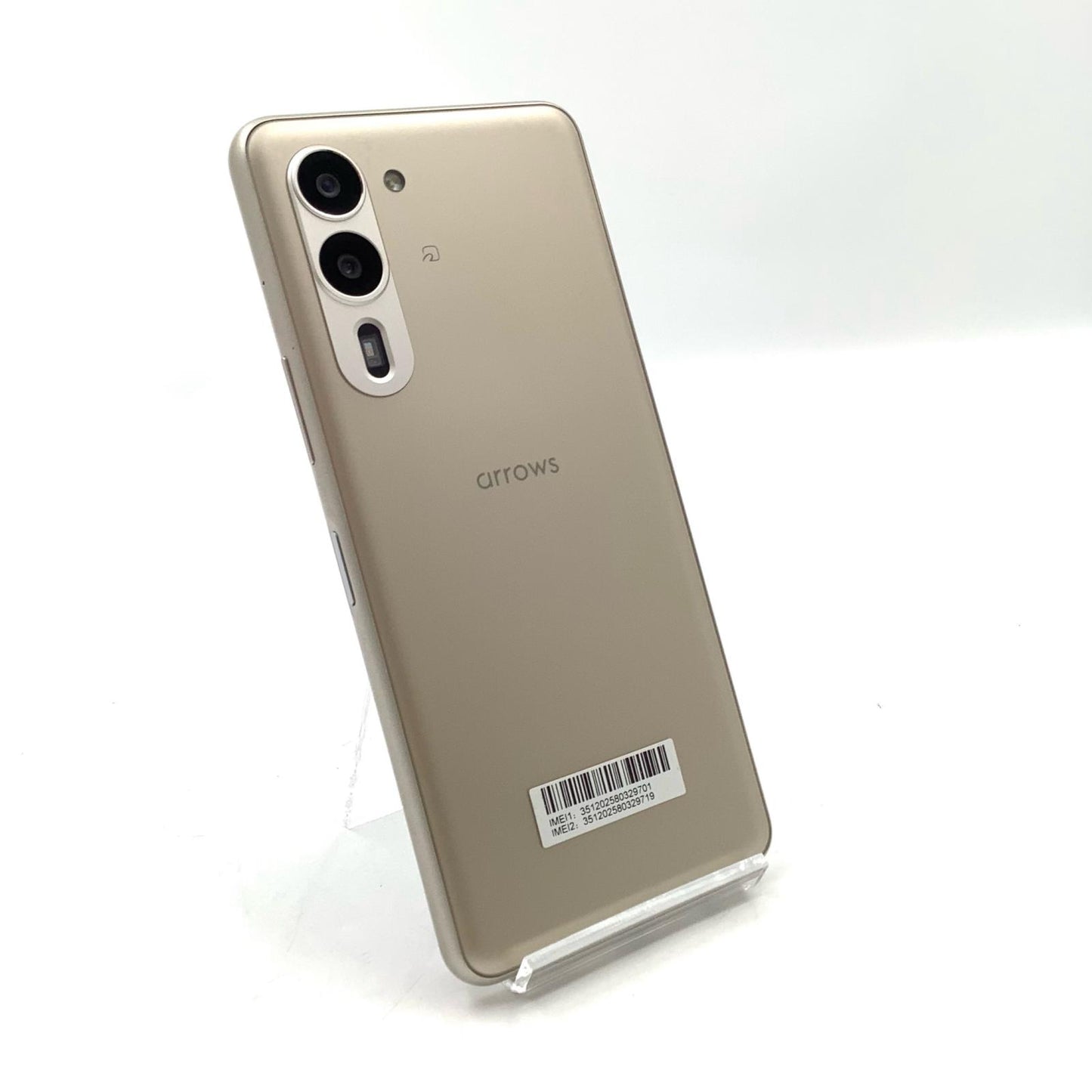 【全額返金保証】【最速発送】富士通 arrows We2 Plus 256GB シャンパンシルバー M06 白ロム 美品 動作確認済