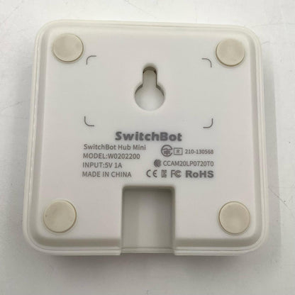 【全額返金保証】【最速発送】SwitchBot SwitchBotハブミニ W0202200 美品 動作確認済