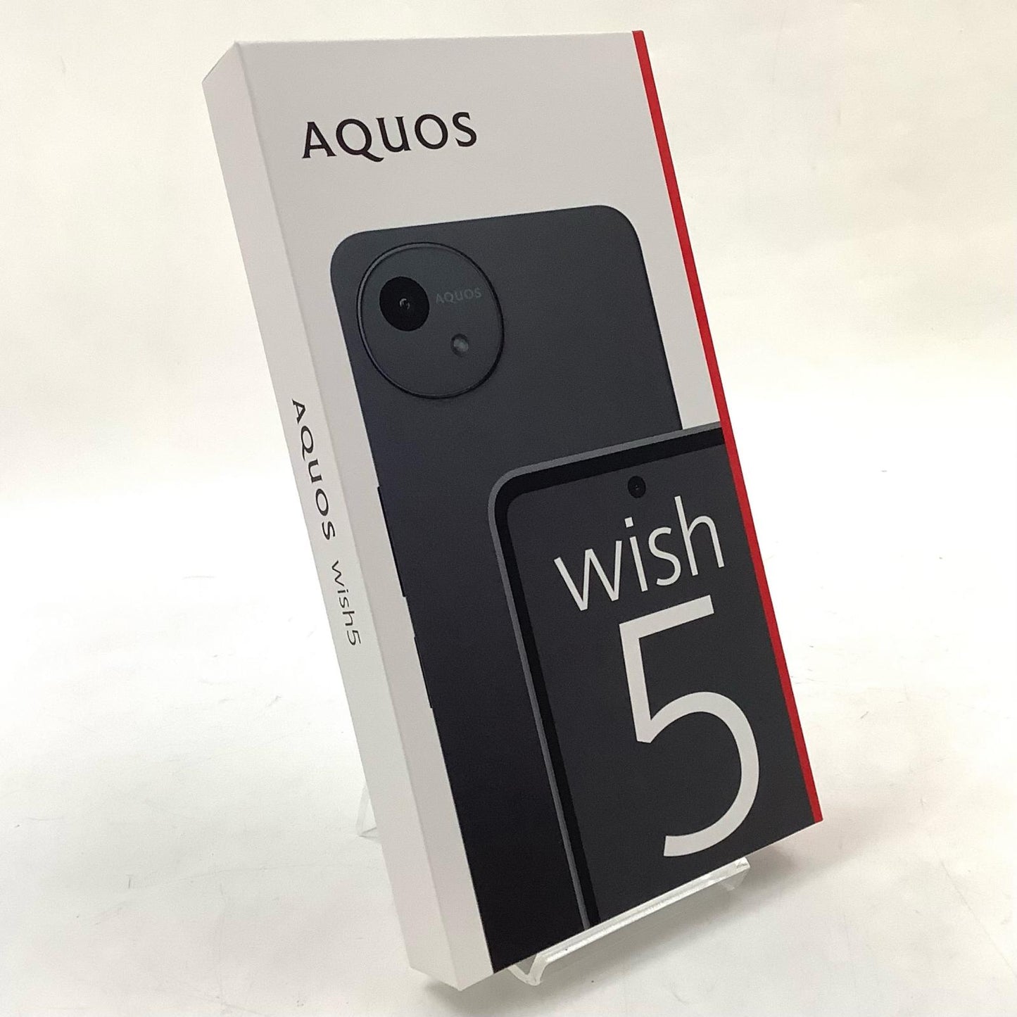 【全額返金保証】【最速発送】 AQUOS wish5 64GB ブラック系 docomo SIMフリー SH-52F 白ロム 新品未開封 即納OK